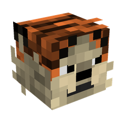 Brown skin: head render