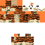 Brown skin: raw texture render