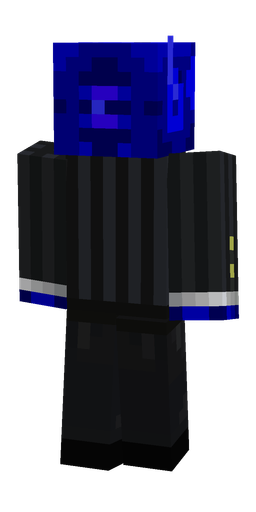 Black skin: body, back render
