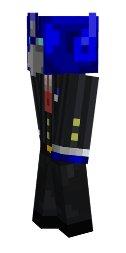 Black skin: body, left side render