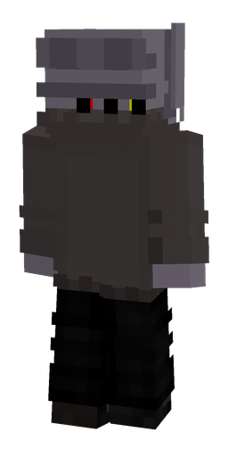 Black skin: body, back render