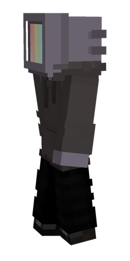 Black skin: body, left side render