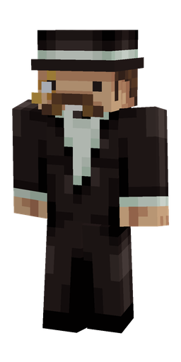 Black skin: body, front render