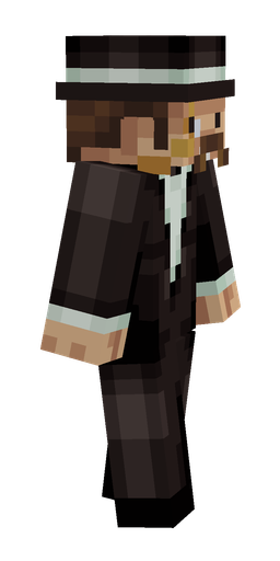 Black skin: body, right side render