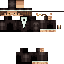 Black skin: raw texture render