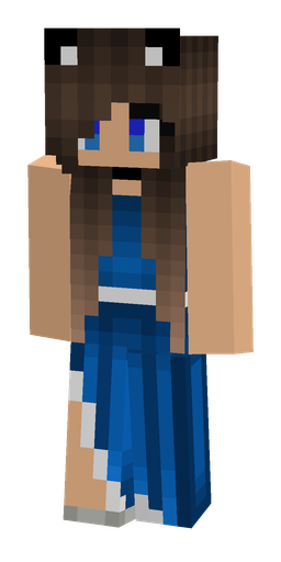 Blue skin: body, front render