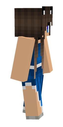 Blue skin: body, right side render