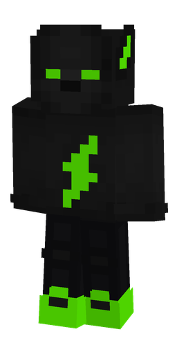 Black skin: body, front render