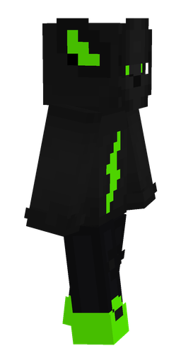 Black skin: body, right side render
