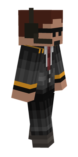 Black skin: body, right side render