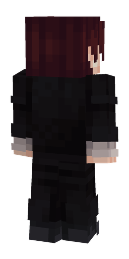 Black skin: body, back render