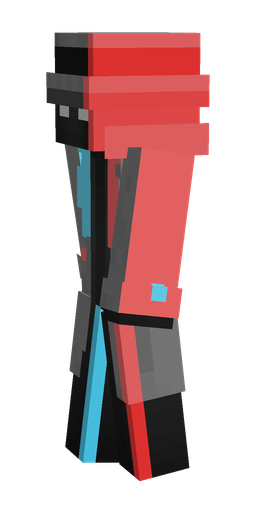 Black skin: body, left side render