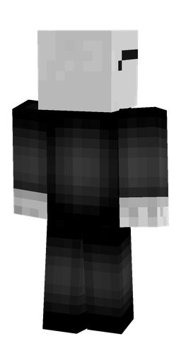 Black skin: body, back render