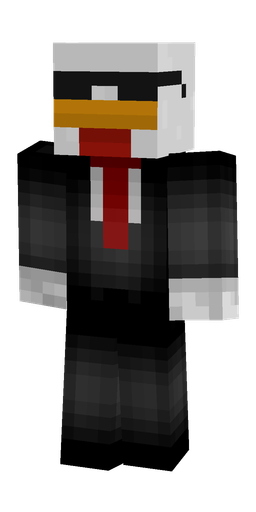 Black skin: body, front render