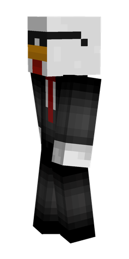 Black skin: body, left side render