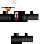Black skin: raw texture render