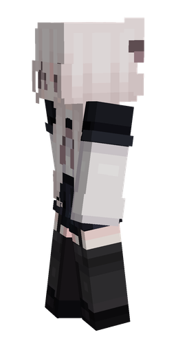 Black skin: body, left side render