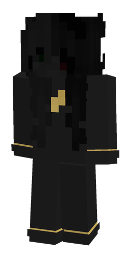 Black skin: body, front render