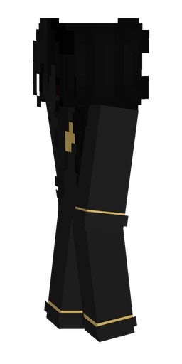 Black skin: body, left side render