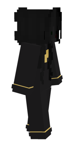 Black skin: body, right side render