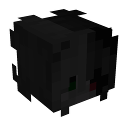 Black skin: head render