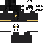 Black skin: raw texture render