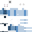 Blue skin: raw texture render