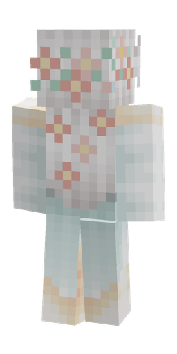 Blue skin: body, back render