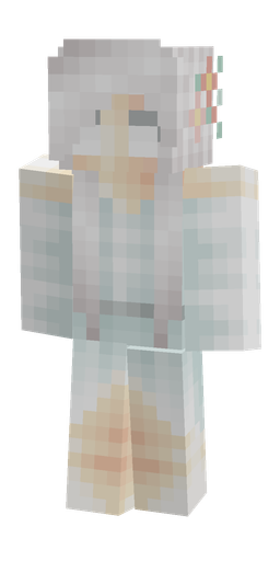 Blue skin: body, front render
