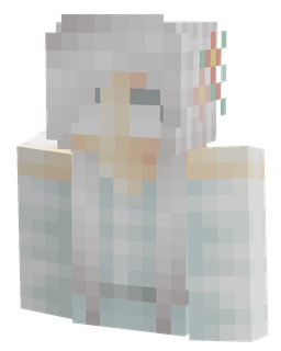 Blue skin: bust render