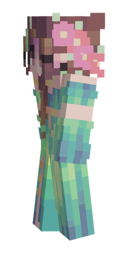Blue skin: body, left side render