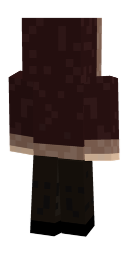 Black skin: body, back render