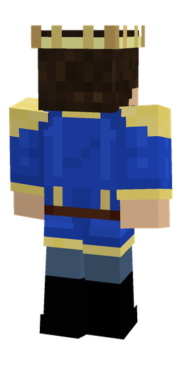 Black skin: body, back render