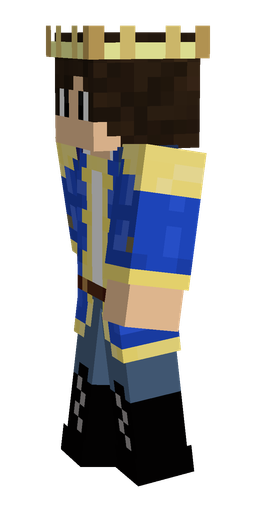 Black skin: body, left side render