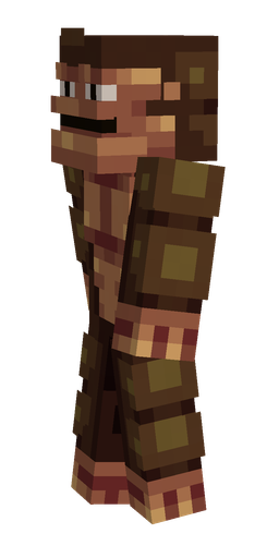 Black skin: body, left side render