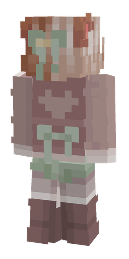 Orange skin: body, back render