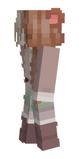 Orange skin: body, left side render