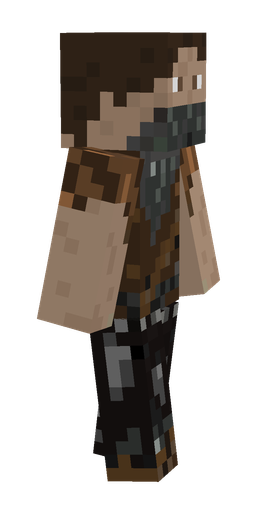 Black skin: body, right side render