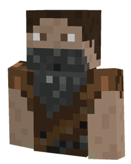 Black skin: bust render
