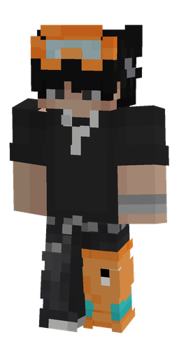 Black skin: body, front render