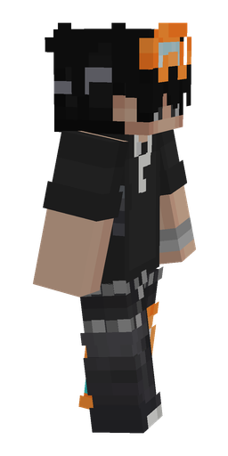 Black skin: body, right side render