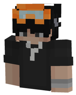 Black skin: bust render