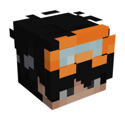 Black skin: head render