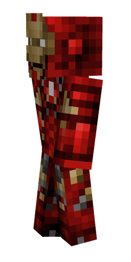 Black skin: body, left side render