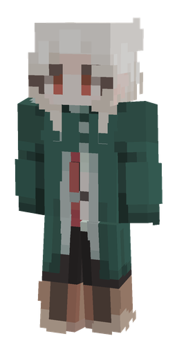 Blue skin: body, front render