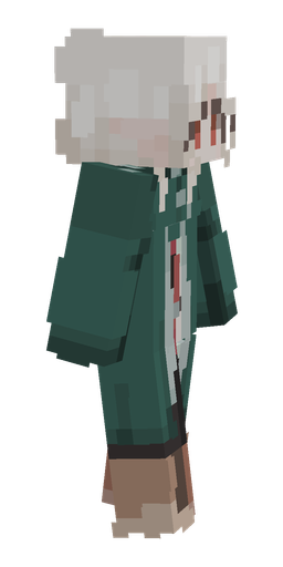 Blue skin: body, right side render
