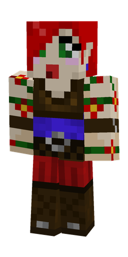 Brown skin: body, front render