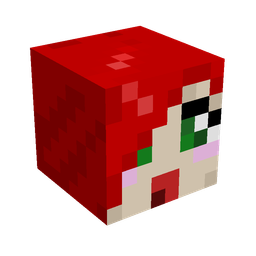 Brown skin: head render