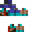 Blue skin: raw texture render