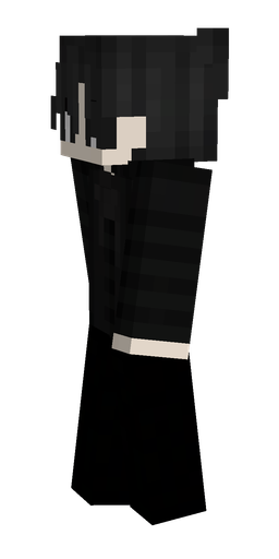 Black skin: body, left side render